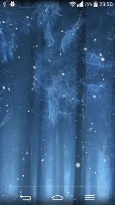 Snowfall Live Wallpaper android App screenshot 2